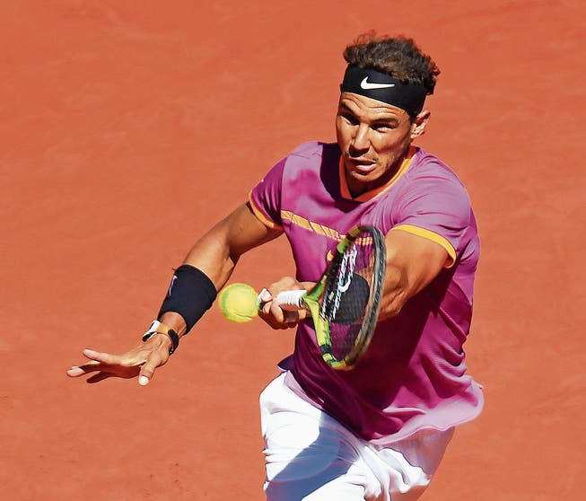 Hat beim French Open in Paris den zehnten Titelgewinn im Visier: der Spanier Rafael Nadal. (Bild: Jose Luis Cuesta/Freshfocus (Madrid, 13. Mai 2017))