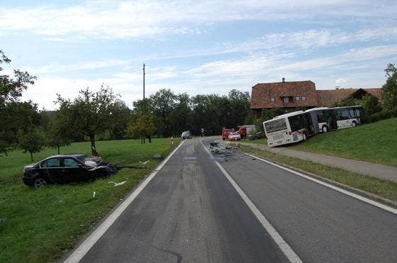 Der Unfallort. (Bild Kantonspolizei Luzern)