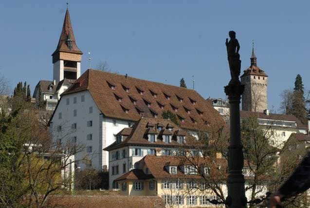 Das alte Zeughaus an der Museggstrasse in Luzern. (Bild: Archiv Eveline Beerkircher/Neue LZ)