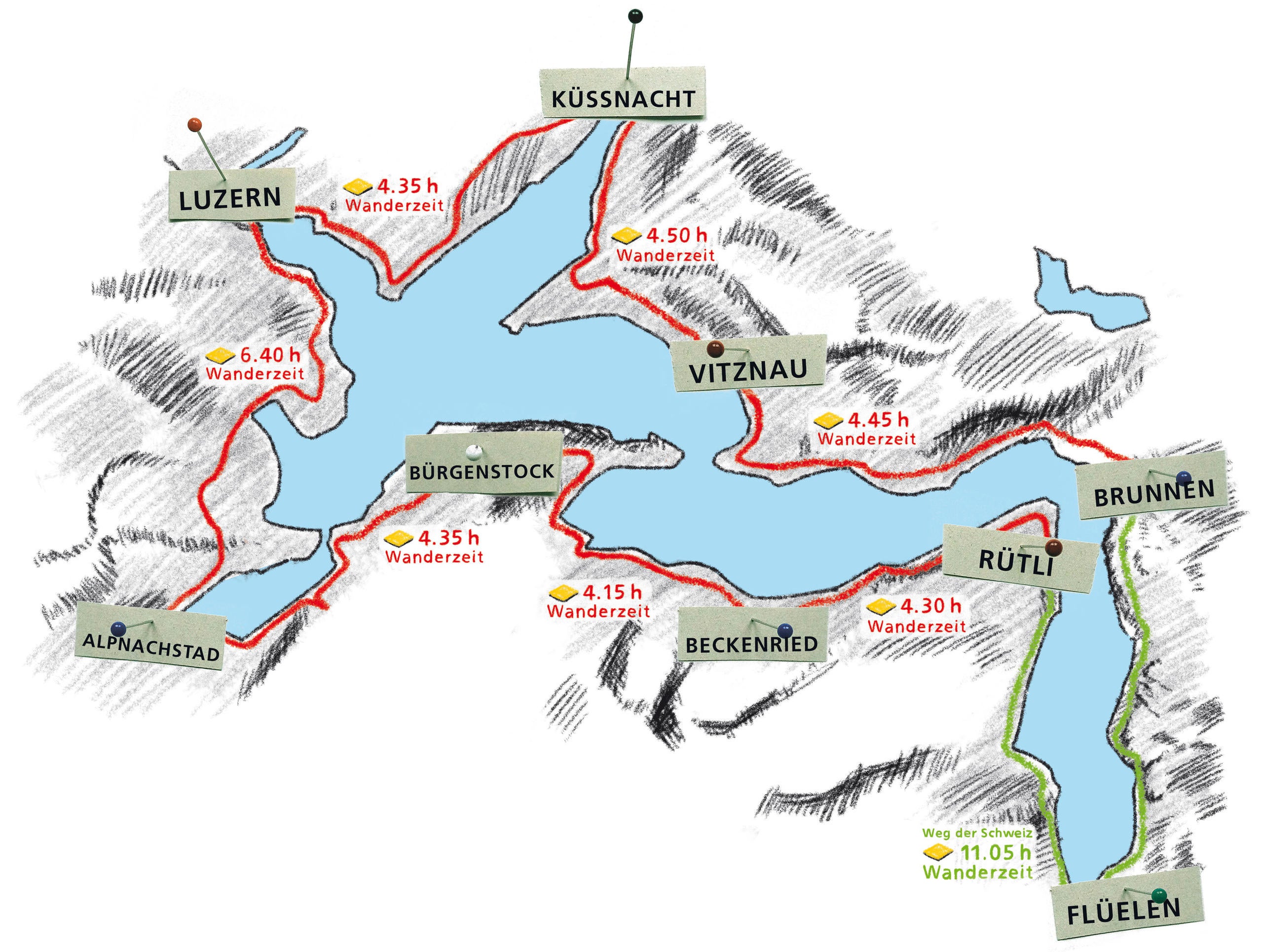 TOURISMUS: Neuer Wanderweg um den Vierwaldstättersee