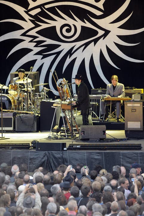 24. Juni: Bob Dylan tritt am Summer Sound Festival auf dem Zirkusplatz in Sursee auf. (Bild: Pius Amrein/Neue LZ)