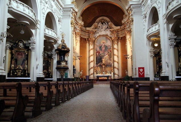 Die Kollegiumskirche Maria Hilf in Schwyz kann saniert werden. (Bild Laura Vercellone/Neue SZ)