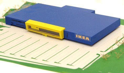 Zumindest als Modell gib es ihn: den Ikea in Rothenburg. (Bild Remo Inderbitzin / Neue LZ)