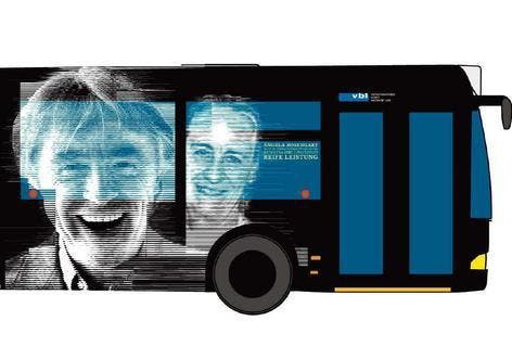 So wird der VBL-Bus mit den Porträts aussehen. (Bild pd)