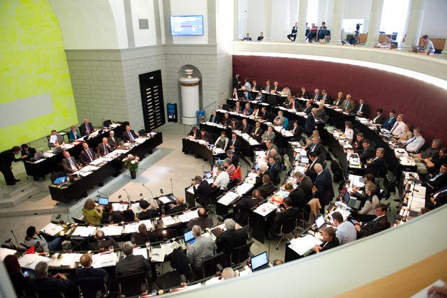 Budgetdebatte im Kantonsrat. (Archivbild Boris Bürgisser / Neue LZ)