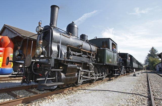 Die Trienger Dampflokomotive «Tigerli». (Bild: Philipp Schmidli)