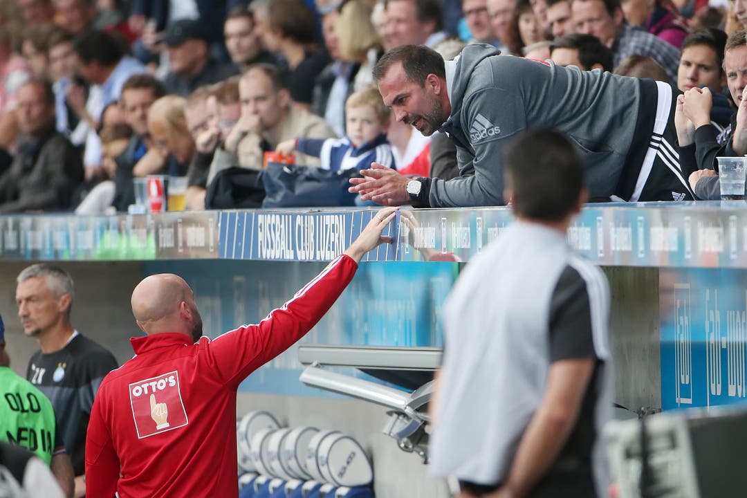 Der Luzerner Trainer Markus Babbel. (Bild: ALEXANDRA WEY)