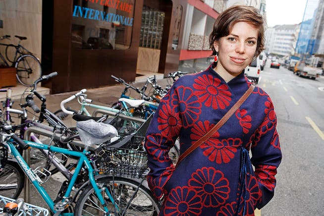 Die begeisterte Velofahrerin Lisa Mazzone setzt sich für bessere Bedingungen für Zweiräder ein. (Bild: Keystone/Salvatore Di Nolfi)