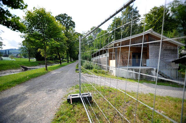 22. August 2013: In Alpnach wird das Bundesasylzentrum "Kleine Schliere" in Betrieb genommen. Vor der Inbetriebnahme hatte das Asylzentrum in Alpnach viel zu reden gegeben. (Bild: Corinne Glanzmann / Neue OZ)