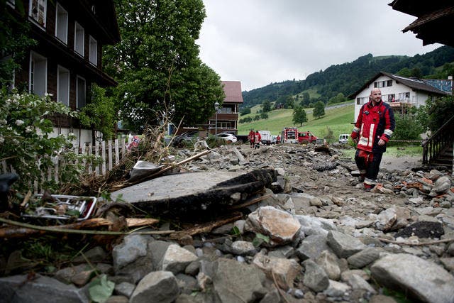 Das Unwetter vom 7. Juni 2015 richtete in Dierikon (Bild) sowie in Adligenswil, Udligenswil und in der Stadt Luzern einen Sachschaden von 9,8 Millionen Franken an. (Bild Corinne Glanzmann)