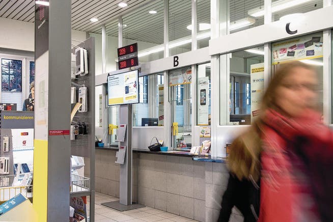Die Poststelle Schönbühl. Diese und drei weitere Filialen sollen in Luzern geschlossen werden. (Bild: Nadia Schärli (8. Februar 2017))