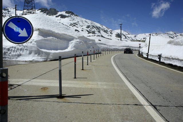Gotthardpass: Als einziger Urner Alpenpass ist noch der Oberalppass offen - jedoch nur für Autos mit Winterausrüstung. (Archivbild)