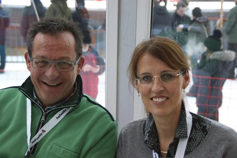 Esther Gasser, Regierungsrätin des Kantons Obwalden und Paul Federer, Landammann des Kantons Obwalden. (Bild: Primus Camenzind / Neue OZ)