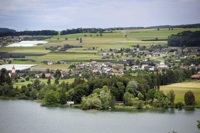 Die Gemeinde Aesch ist als möglicher Standort für eine Sonderbauzone im Gespräch. (Bild Pius Amrein/Neue LZ)
