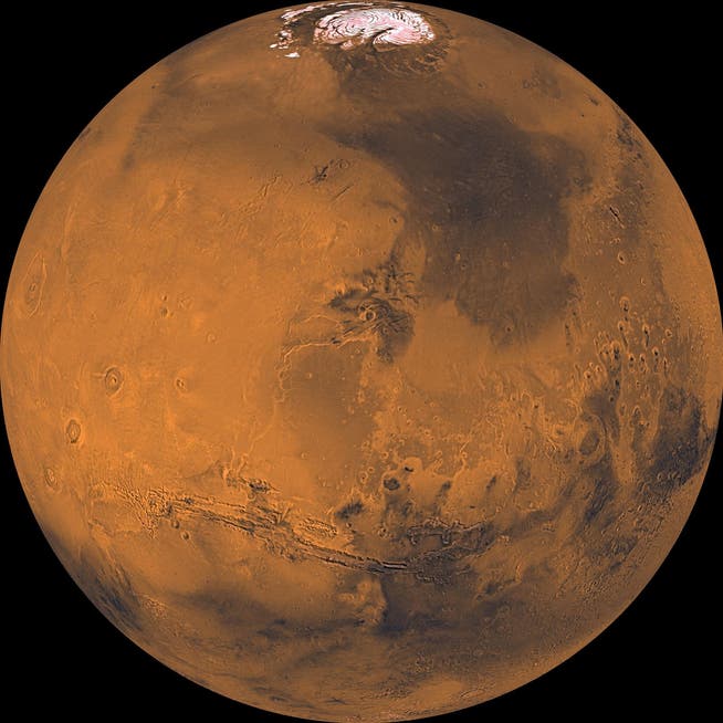 Bald schon die Heimat vieler Menschen? In wenigen Jahren sollen erste bemannte Marsmissionen starten. (Bild: Nasa)