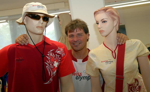 Nach Peking 2008 (im Bild) darf Oli Fuchs auch für Vancouver 2010 die Kleider für die Schweizer Olympiateilnehmer entwerfen. (Bild Oliver Mattmann/Neue NZ)