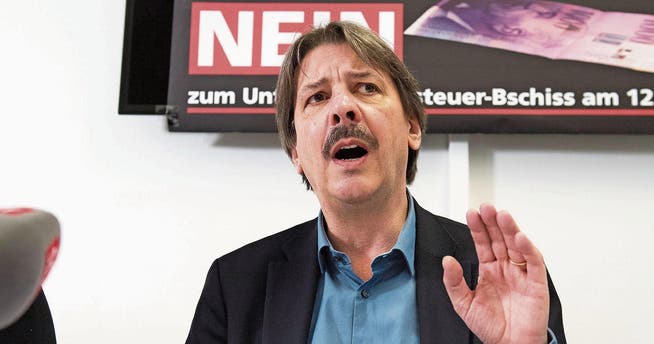 Entschiedener Gegner der Reform: SP-Ständerat und Gewerkschaftspräsident Paul Rechsteiner gestern in Bern. (Bild: Anthony Anex/Keystone)