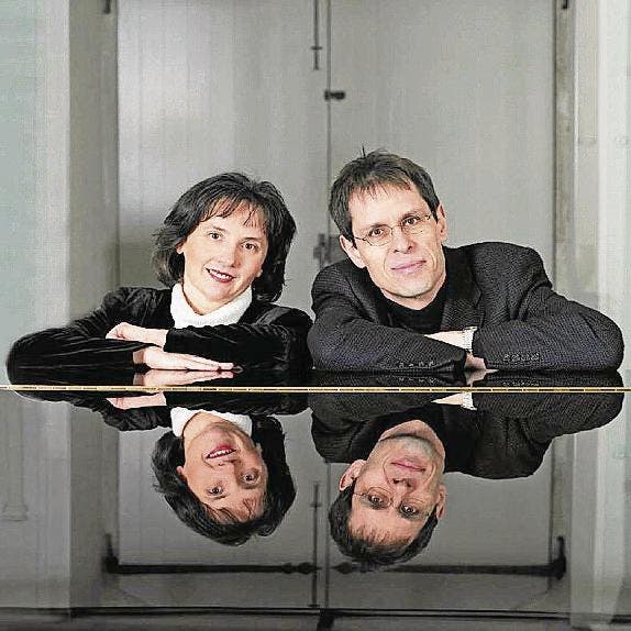 Das Luzerner Klavierduo Adrienne Soós und Ivo Haag. (Bild: PD)