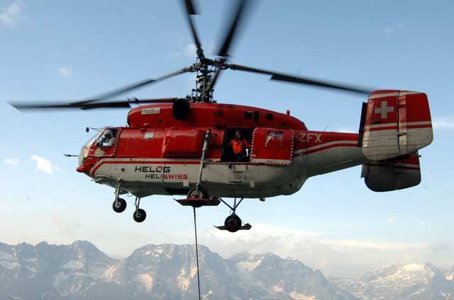 Kommt am Freitag zum Einsatz: Der grösste, in Europa verfügbare Helikopter des Typs Kamov. (Archivbild Neue LZ)