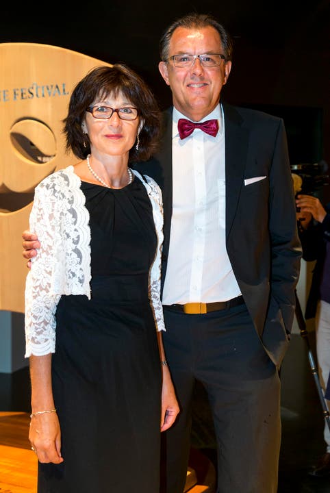 FDP-Nationalrat Peter Schilliger mit Frau Roswitha. (Bild: Philipp Schmidli)
