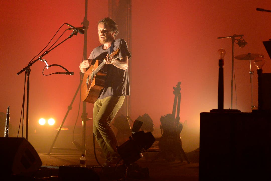 Damien Rice am Blueballs Festival im Konzertsaal des KKL. (Bild: Dominik Wunderli / Neue LZ)