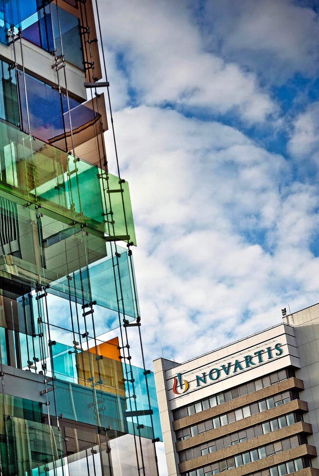Der Novartis-Campus in Basel, wo das Interview mit André Wyss stattfand. Der Pharmakonzern will 50 Millionen in die Bildung investieren. (Bild Pius Amrein)