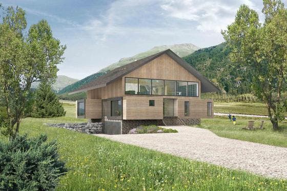Eine Villa ist ab 8 Millionen Franken zu haben. «Nach oben ist der Preis aber offen», so Alain Gozzer, Sprecher der Andermatt Swiss Alps AG. (Bild: Andermatt Swiss Alps)