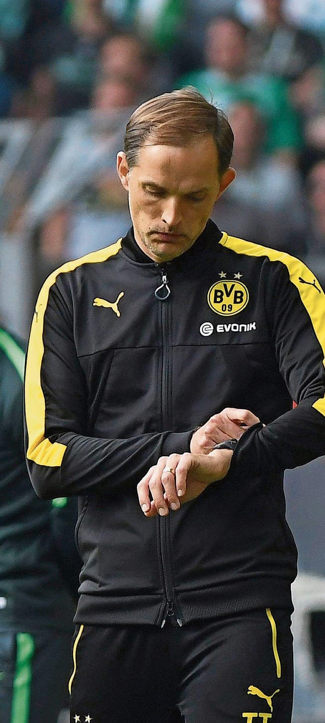 BVB-Trainer Thomas Tuchel. (Bild: David Hecker/EPA (Dortmund, 20. Mai 2017))