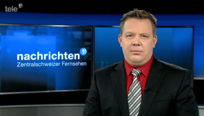 Chefredaktor Oliver Kuhn verlässt das Zentralschweizer Fernsehen Tele 1. (Bild: Screenshot Tele 1)