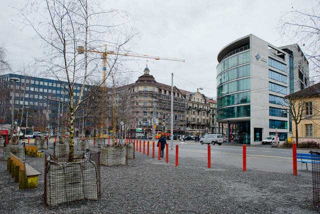 Am Pilatusplatz will die Stadt vorwärts machen. (Bild: Dominik Wunderli / Neue LZ)