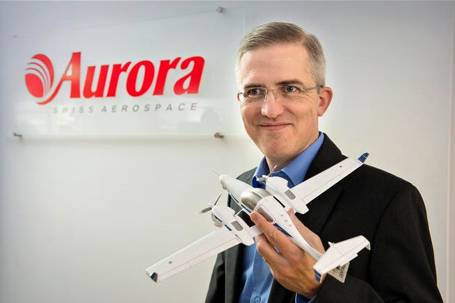 Tim Dawson-Townsend, CEO von Aurora Swiss Aerospace. Bild: Eveline Beerkircher (Luzern, 11. Oktober 2016)