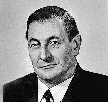 Ludwig von Moos (CVP), Kanton Obwalden, Im Bundesrat von 1959 - 1971. (Bild: Archiv Neue LZ)