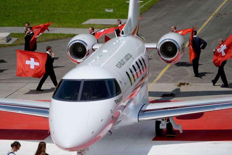 Zu den 84 Erstkunden des PC-24 zählen neben dem Schweizer Bundesrat vor allem Flugzeugverleiher und Chartergesellschaften aus mehreren Ländern. (Bild: Keystone)
