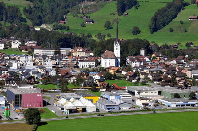 Blick auf Alpnach Dorf. (Bild: Robert Hess/Neue OZ)