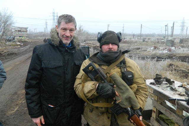 Stefan Scholl, unterwegs im Kriegsgebiet der Ukraine. (Bild: zvg)