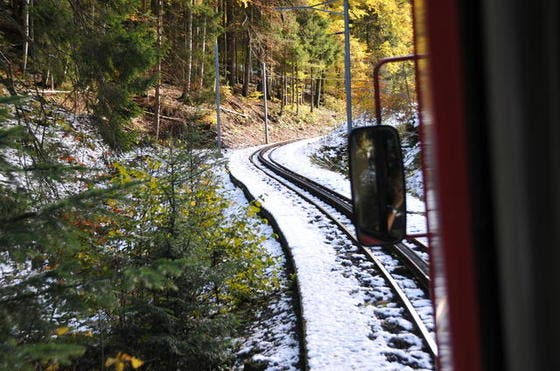 Die alte Zugstrecke nach Engelberg wird stillgelegt. (Bild: Matthias Piazza/Neue OZ)