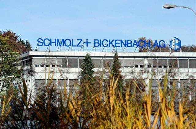 Schmolz+Bickenbach Produktionshalle in Emmenbrücke. (Bild: Keystone)