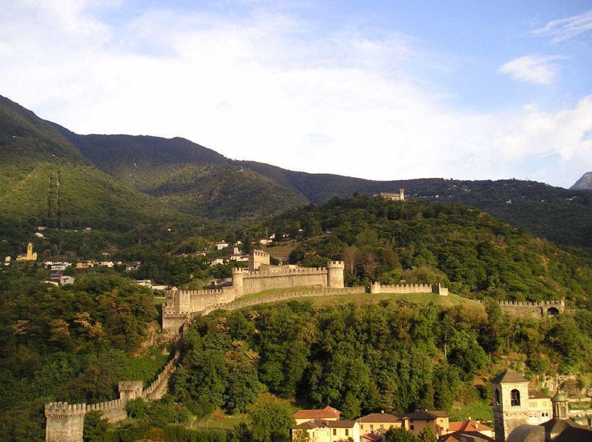 Platz 4: Castelli di Bellinzona (85) (Bild: Bundesamt für Kultur)