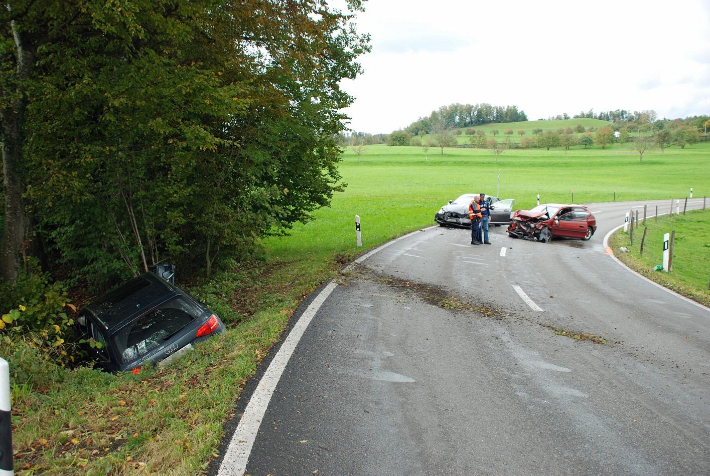 ZUG: Unfall-Serie Auf Zuger Strassen