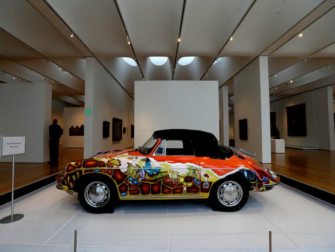Der 1965er Porsche 356 C Cabriolet von Janis Joplin soll 400'000 Dollar bringen (Archiv) (Bild: /AP/GERRY BROOME)