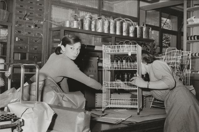 Audrey Hepburn kaufte 1957 bei Grüter-Suter ein. (Bild: pd)
