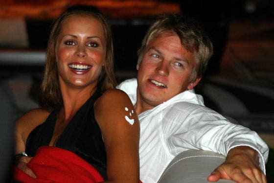 Jenny und Kimi Räikkönen, am 50. Geburtstag von CSI Zürich-Präsidet Rolf Theiler in Kappel am Albis. André Häfliger, 3.8.07 - für Sport (Bild: André Häfliger (Neue LZ) (Neue Luzerner Zeitung))