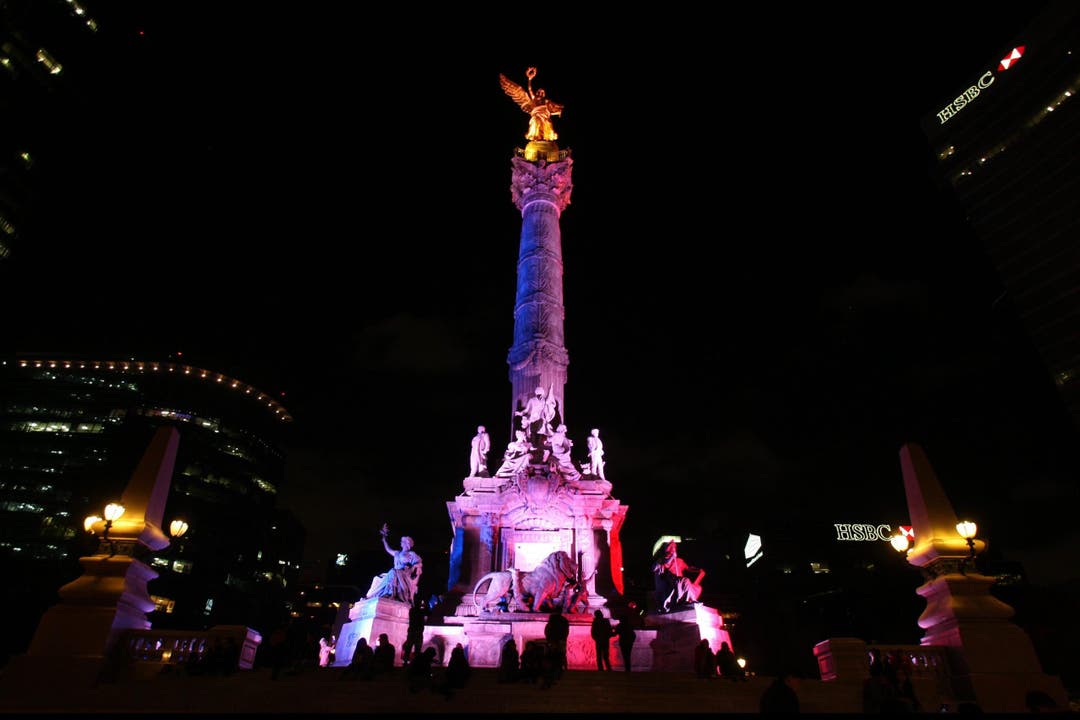 Das Unabhängigkeitsdenkmal in Mexiko-Stadt. (Bild: EPA/MARIO GUZMAN)