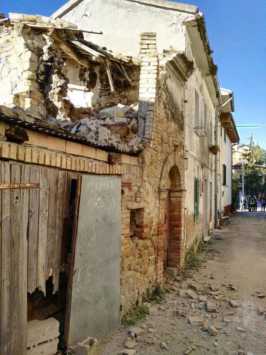 Quake in central Italy (Bild: Keystone)