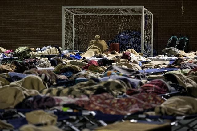Bewohner fanden in dieser temporären Unterkunft Zuflucht nach dem Erdbeben in Mittelitalien. (Bild: Massimo Percossi/ANSA via AP)