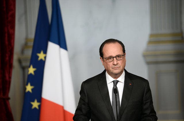 Frankreichs Präsident Francois Hollande: «Das ist ein Akt absoluter Barbarei» (Bild: AP/Stephane de Sakutin)