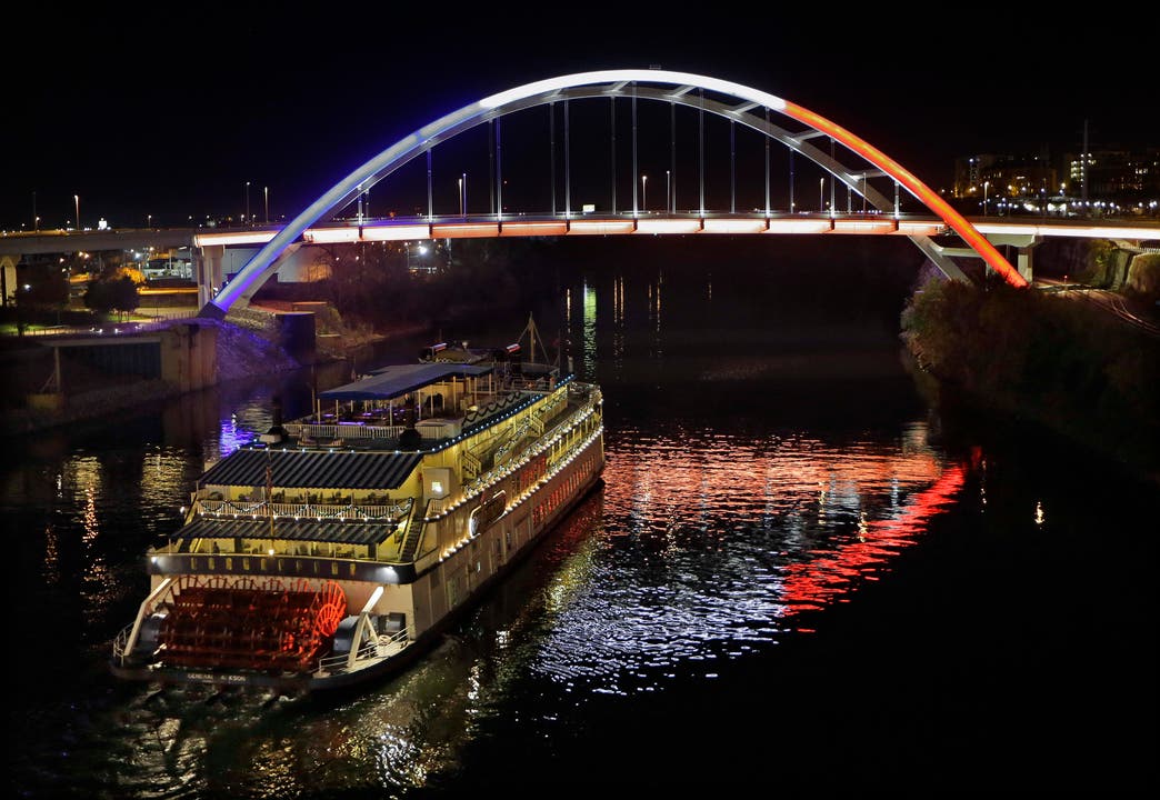Eine Brücke in Nashville. (Bild: AP/Mark Humphrey)