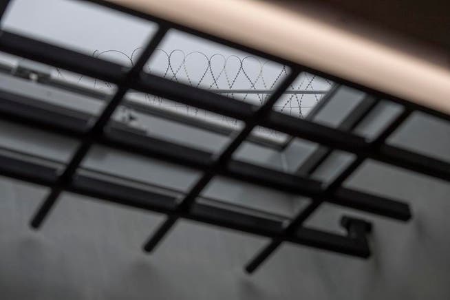 Blick aus dem Gefängnis. (Symbolbild Pius Amrein, Kriens 16.11.2017)