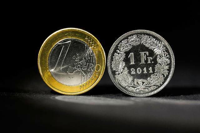 Seit über zwei Jahren hat der Mindestkurs vom Franken zum Euro Bestand. (Bild: Keystone / Martin Ruetschi)