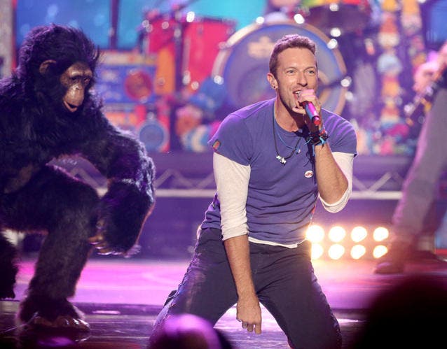 Wer Coldplay-Frontmann Chris Martin am 12. Juni 2016 live singen hören will, muss sich sputen. Es sind nur noch wenige Tickets erhältlich. (Bild: Keystone / Matt Sayles)